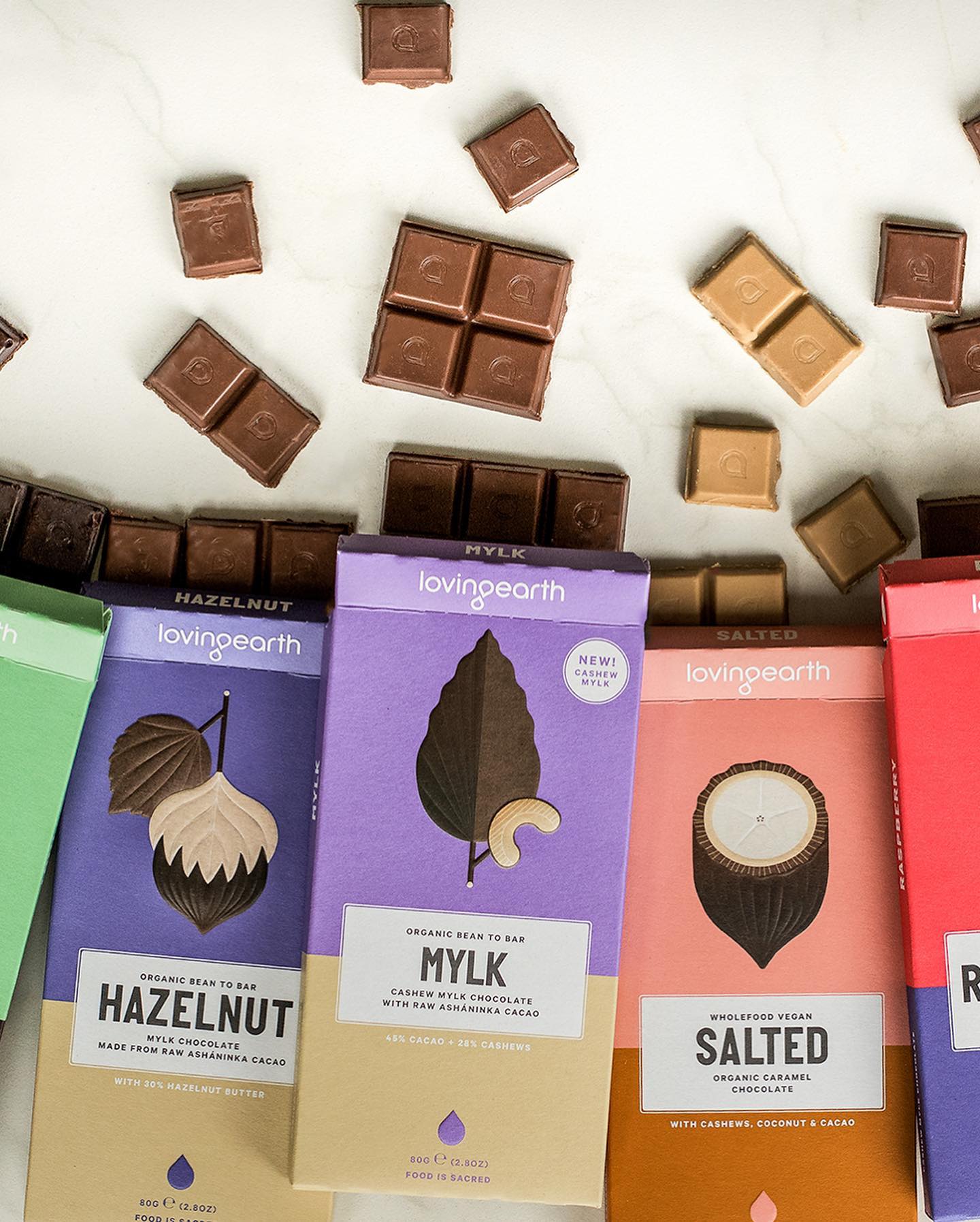 Loving Earth Organic Dirty Rose Chocolate 45g