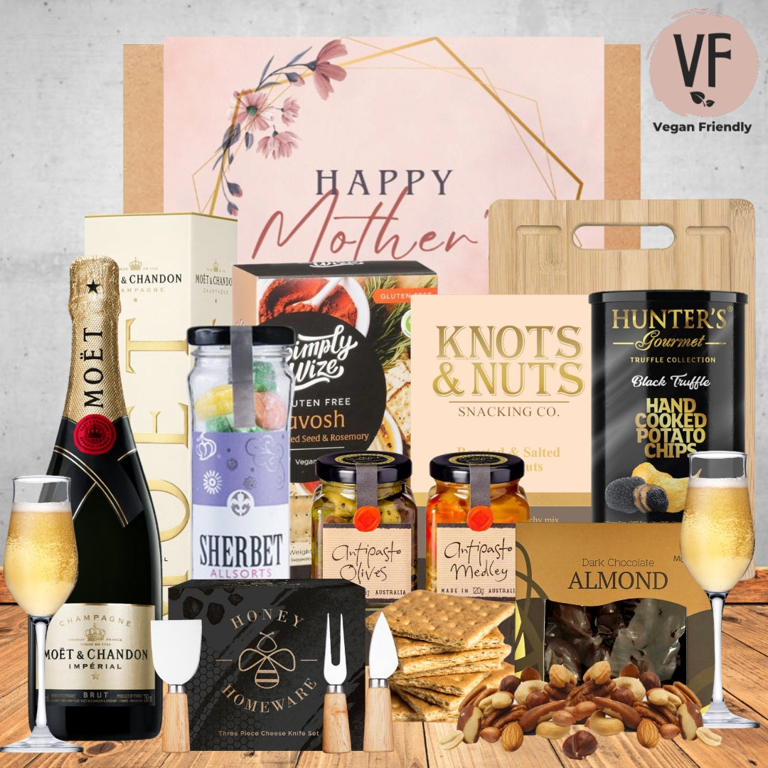 Moet Champagne Vegan Hamper For Mum Featured Image