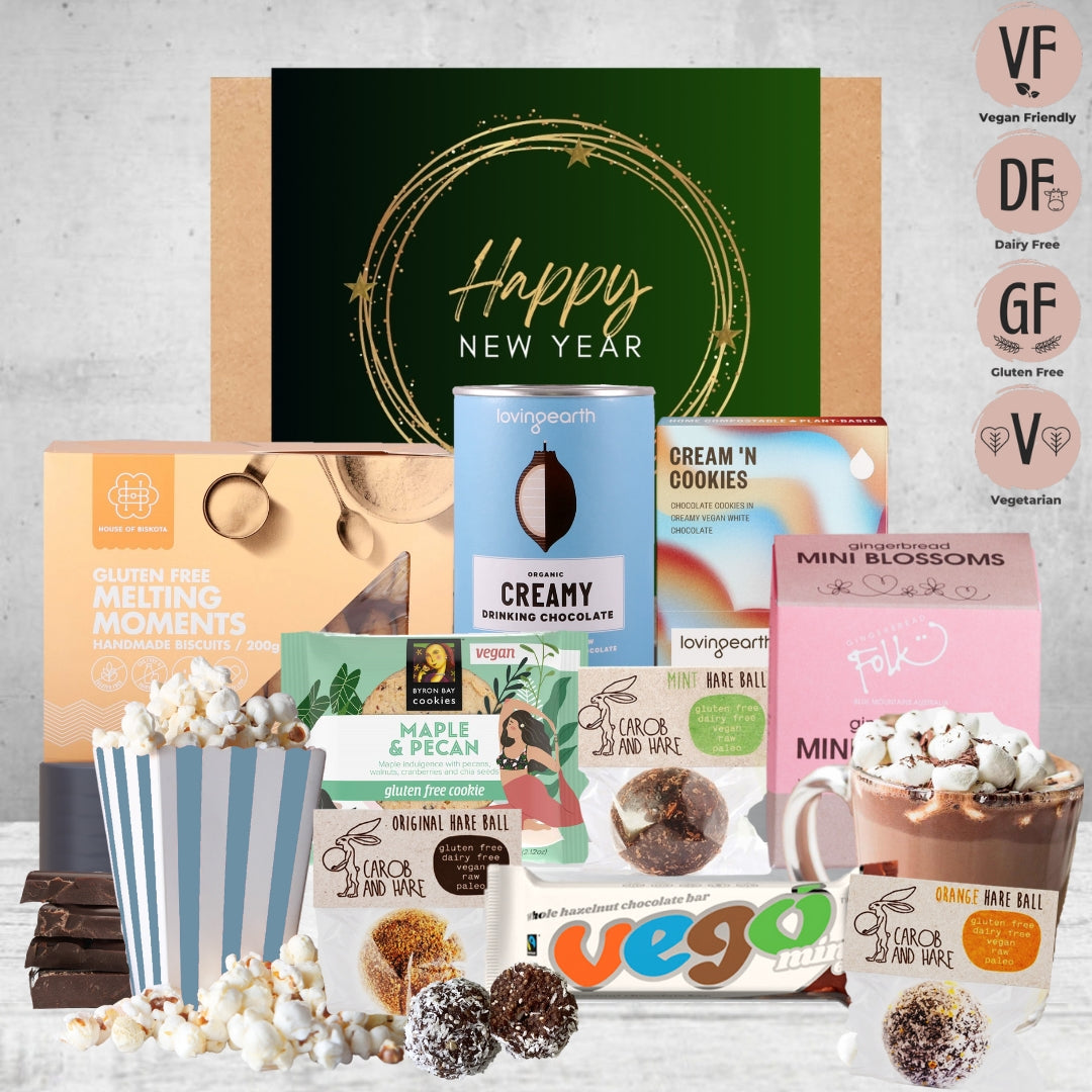 New Year Vegan Delights Hamper Featured Image