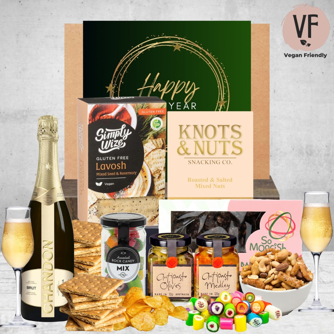 New Year Vegan Sparkling Hamper Featured Image
