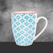 Nicola Spring Hand Printed Patterned Mug