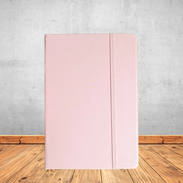 Notebook Pink Leather-look A5