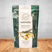 Gourmet By Nutworks Macadamias Rosemary & Sea Salt 75g