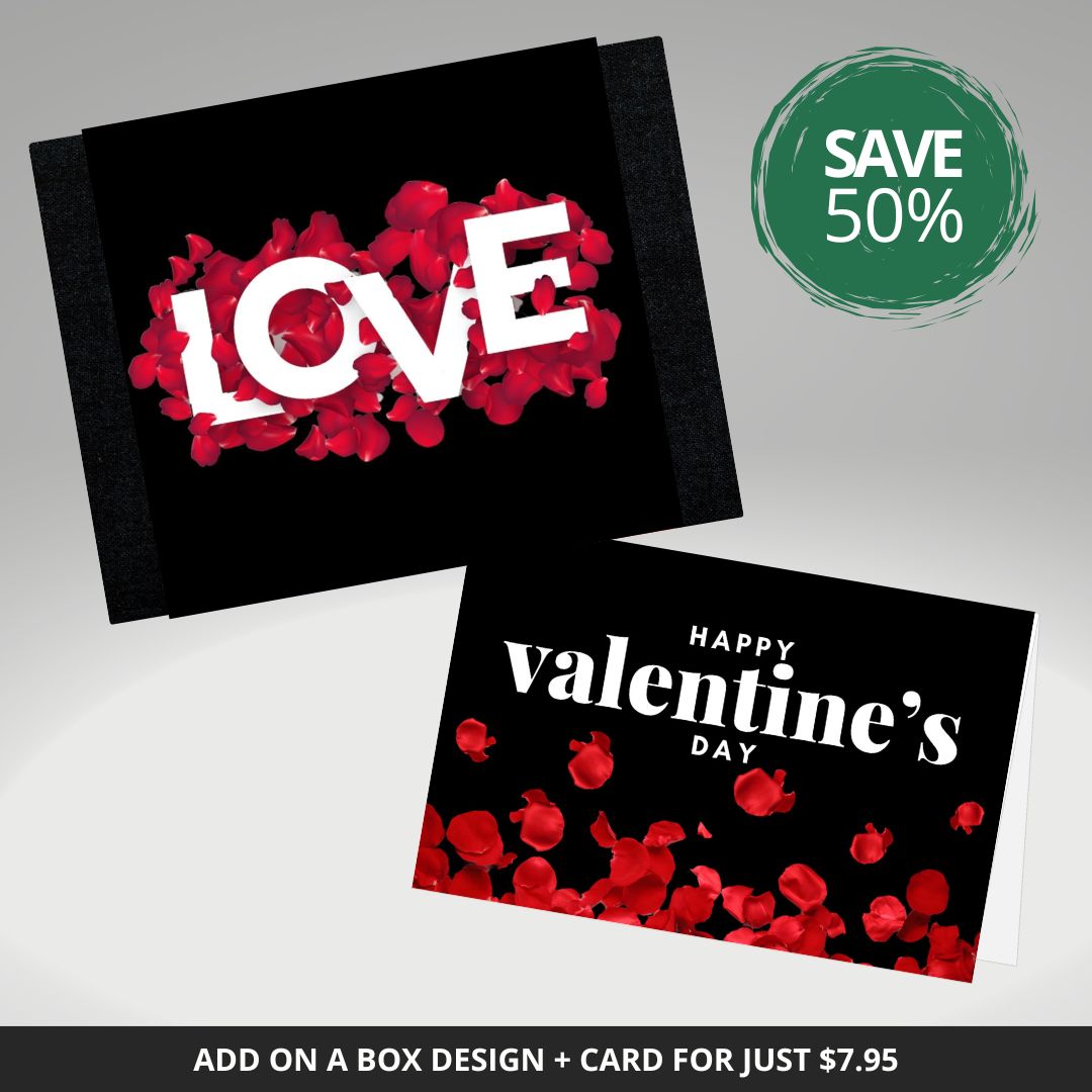 Red Love Sleeve + Card Bundle