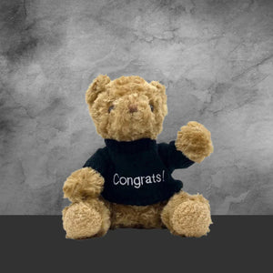 Teddy Bear with ‘Congrats’ Ribbon - Tastebuds