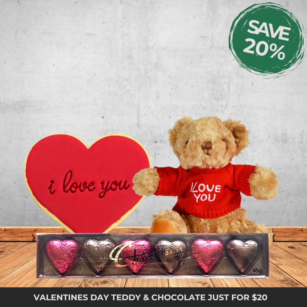 Valentines day Teddy Bundle