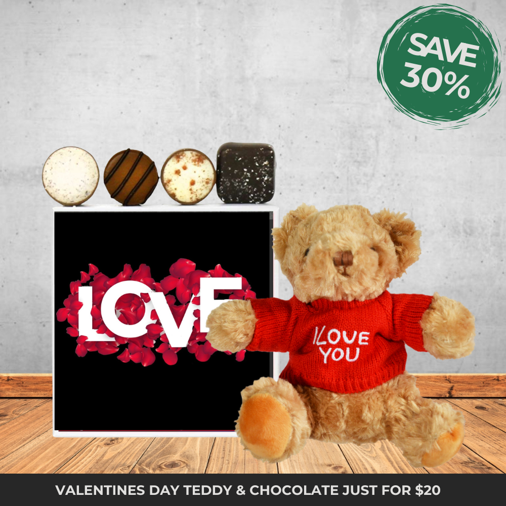 Valentines day Teddy & Chocolate