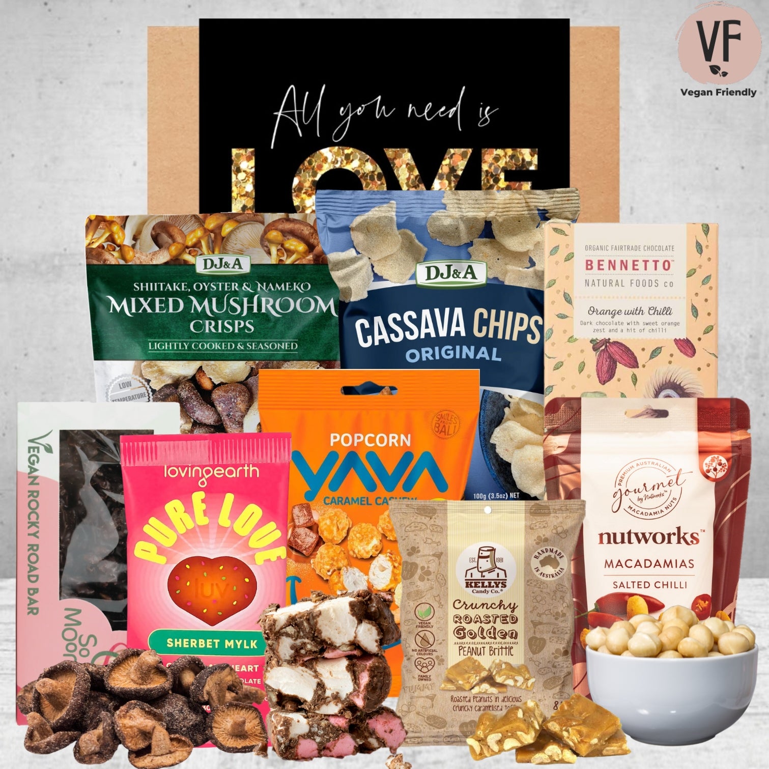 Vegan Valentines Snack Hamper