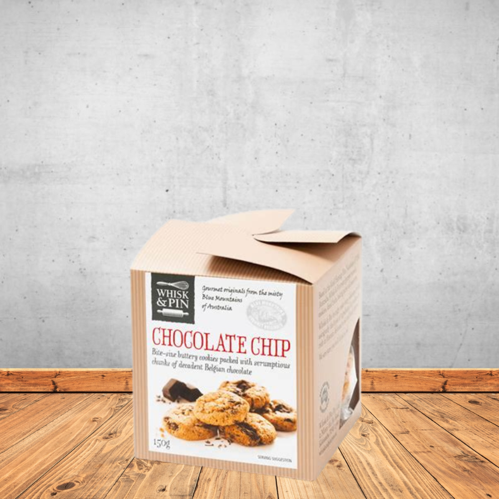 WHISK & PIN CHOCOLATE CHIP COOKIES 150G
