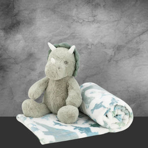 Weegoamigo Plush Toy & Blanket – Roary McRllroy Dinosaur - Tastebuds
