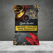 Wicked Nuts Smoky Spiced Rum Infused Peanuts 120g