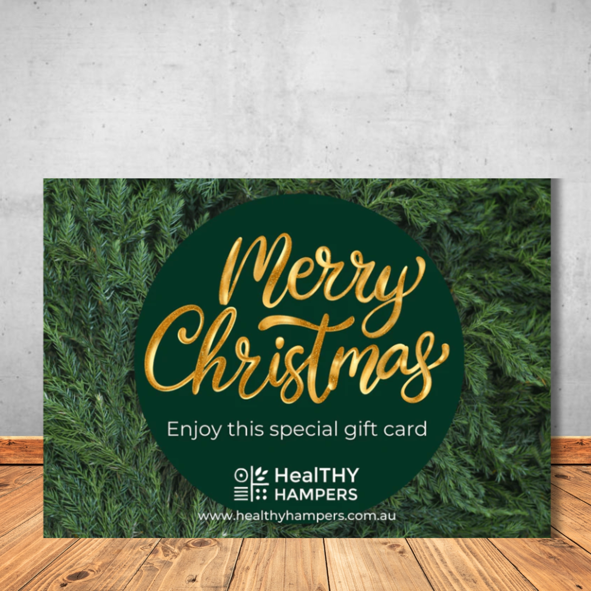 Merry Christmas Greenery eGift Voucher