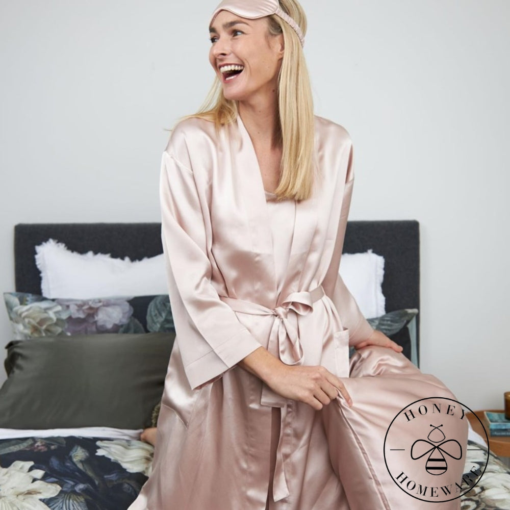 Honey Homeware Satin Bathrobe