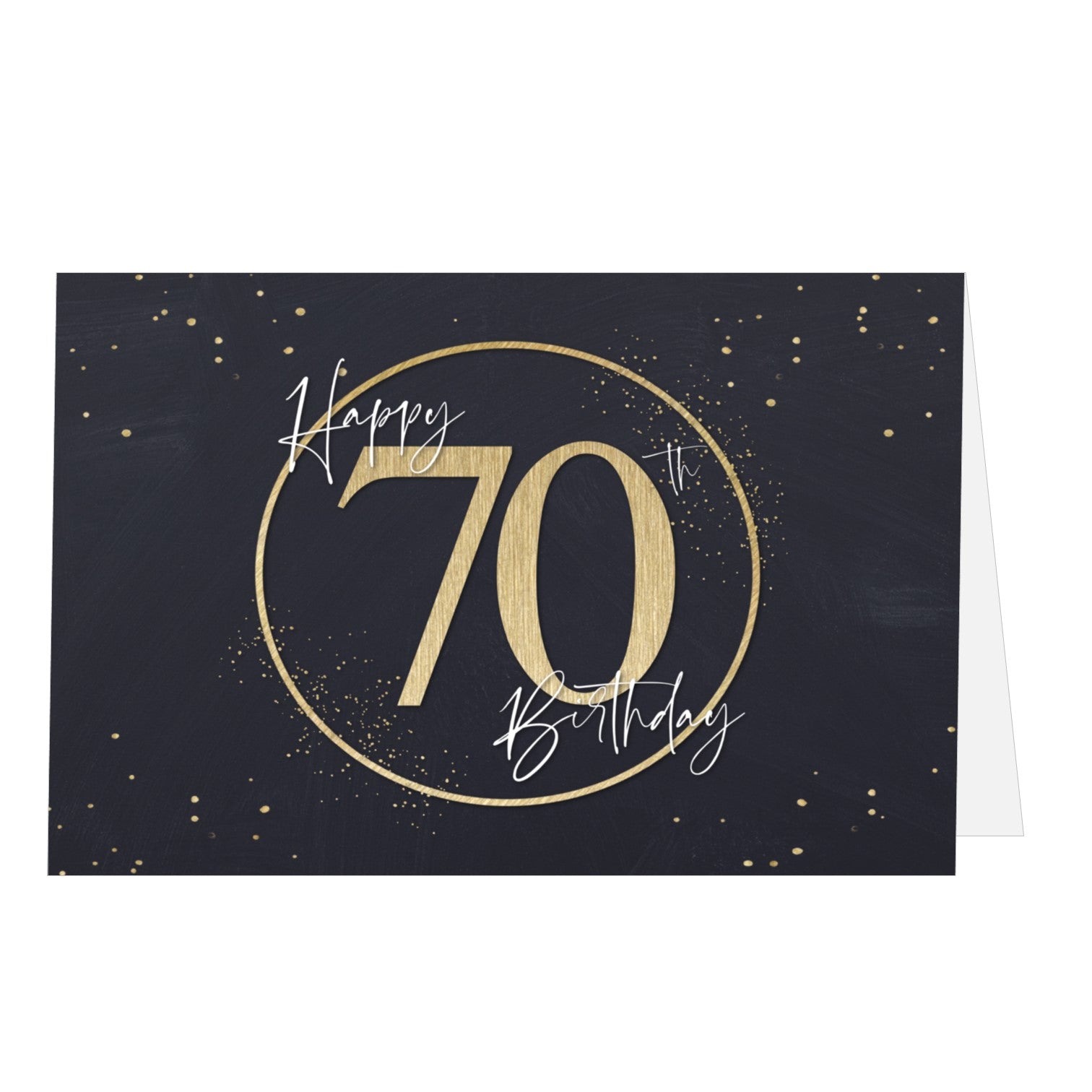 70th Birthday Greeting Card