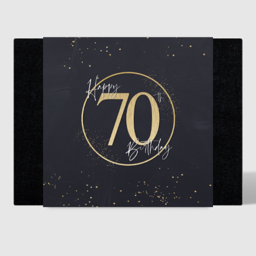 Happy 70th Birthday Hamper Design
