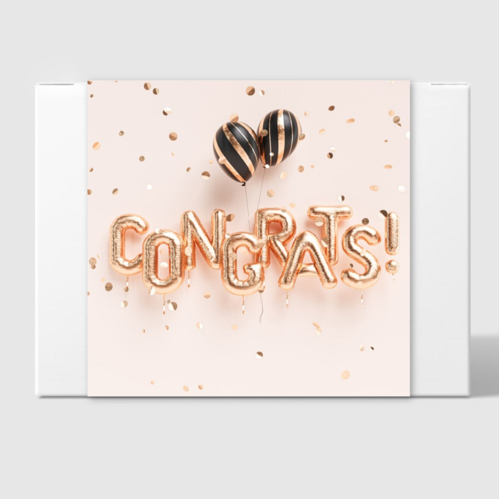 Congrats Balloons Hamper Design