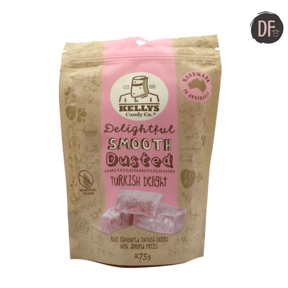 Kelly's Candy Co Dusted Turkish Delight 275g (DF)