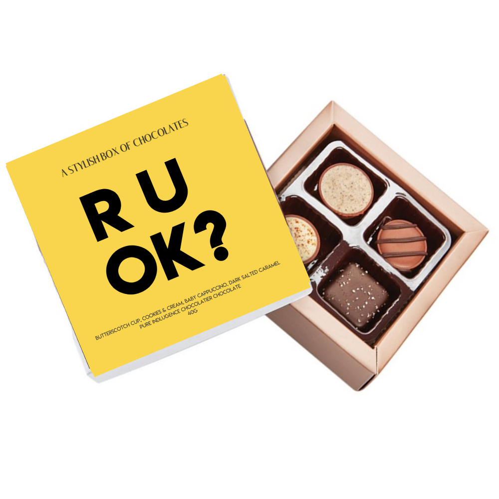 R U OK? Pure Indulgence Choc Box 40g