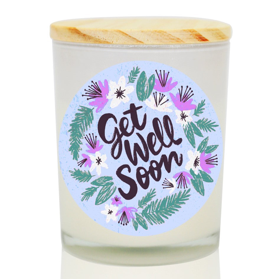 Get Well Blue Soy Candle