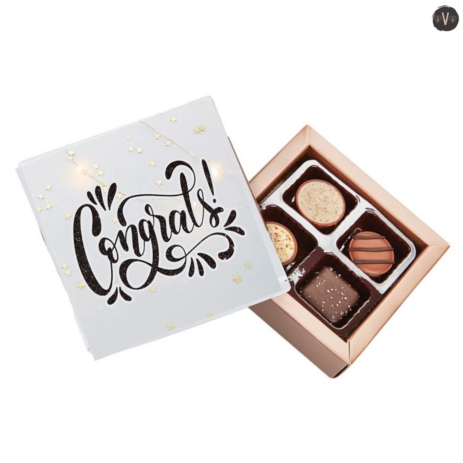 Congrats Pure Indulgence Choc Box 40g