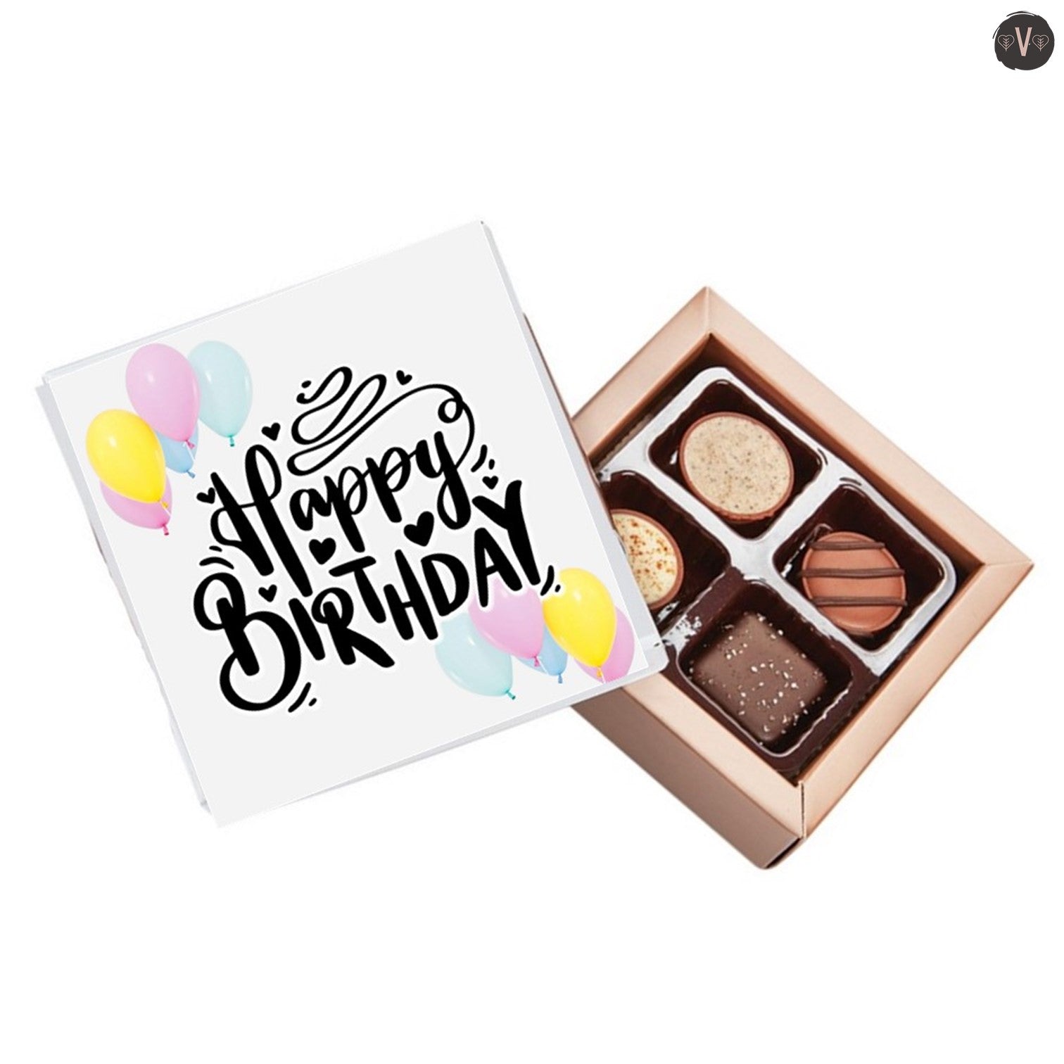 Happy Birthday Balloons Choc Box