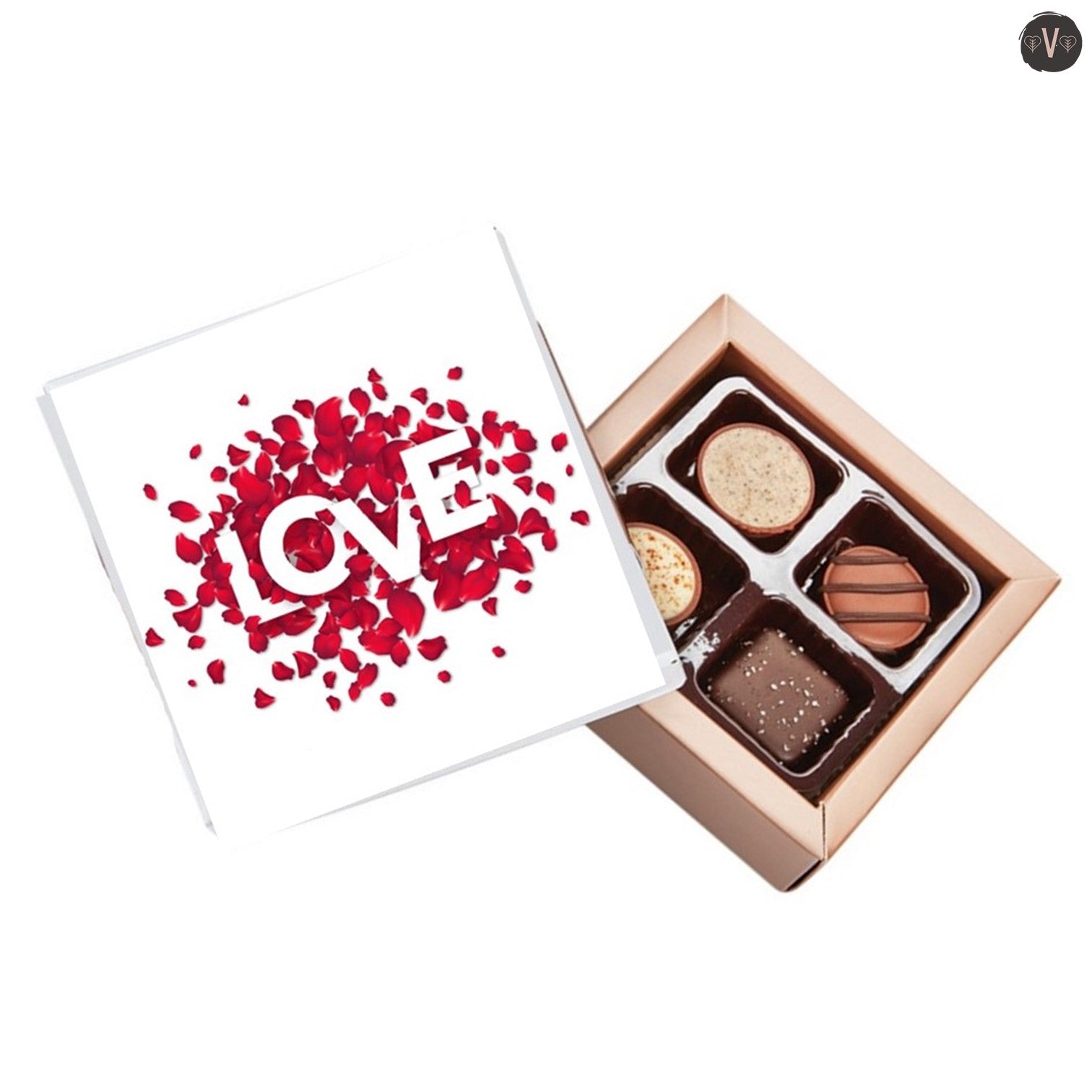 Love Petals Pure Indulgence Choc Box 40g