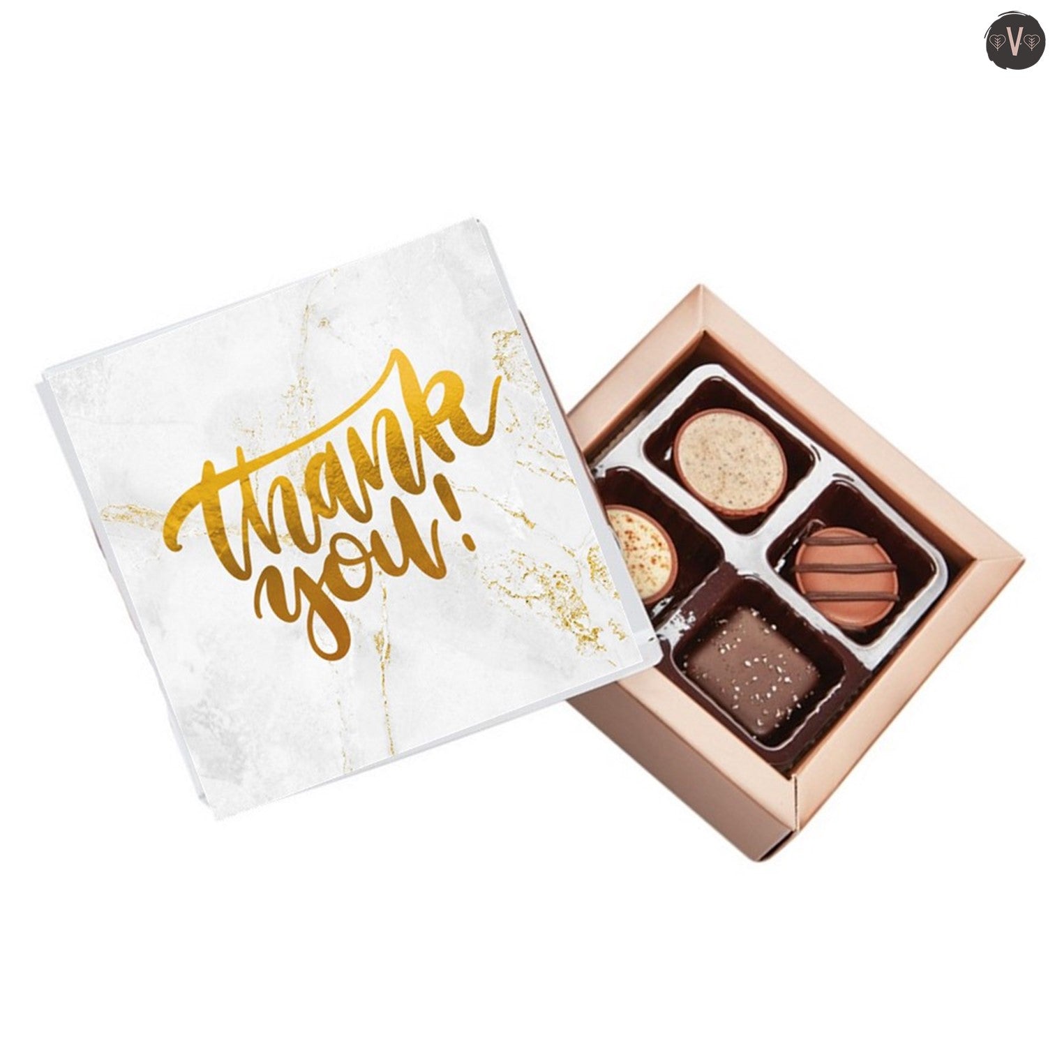 Thank You Gold Pure Indulgence Choc Box 40g